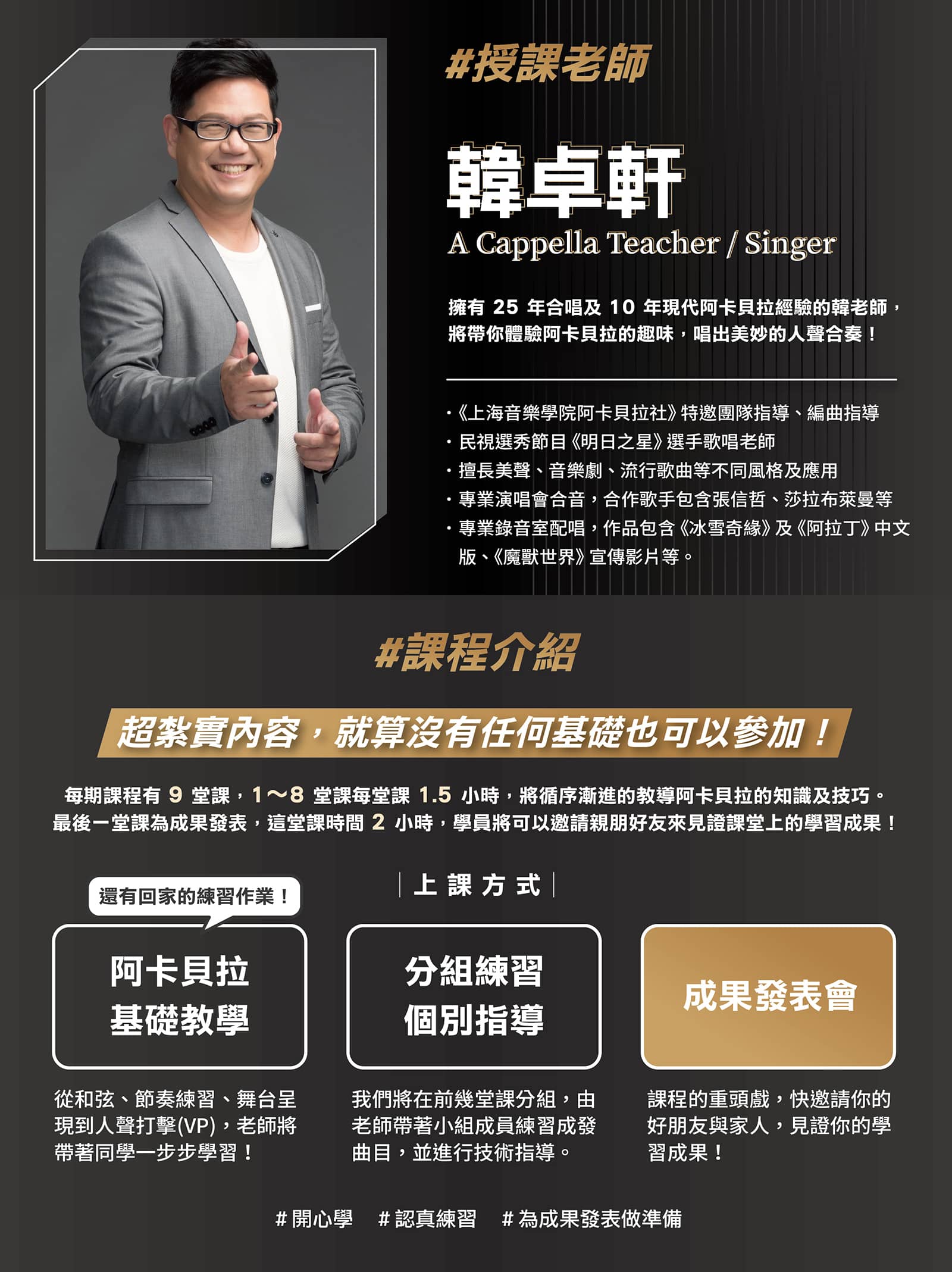 Lv 2阿卡貝拉團體班 Sv科學歌唱